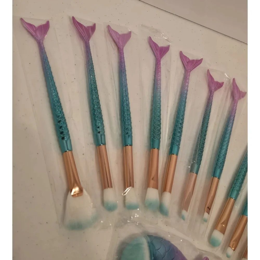 11 PCS Kids Makeup Brushes Set for Girls‎ Cute Tween Teen Girl Gift Trendy NEW